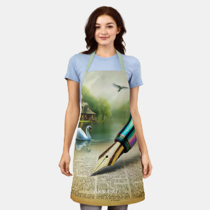 Fantasy Schattige Pen Lake Swan Schort