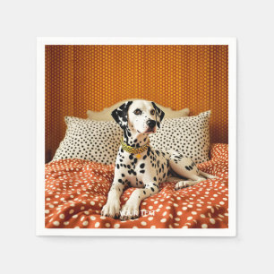 Fantasy Schattige Polka Dog Dot Servet