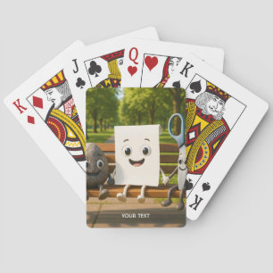 Fantasy Schattige Rock Papier Schaar Pokerkaarten