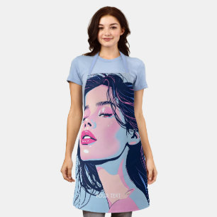 Fantasy Schattige Roze Blauw Meisje Schort