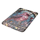 Fantasy Schattige roze vlekken glasvogel Badmat (Gekanteld)