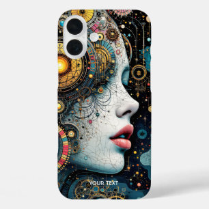Fantasy Schattige Steampunk Mechanic Girl iPhone 16 Plus Hoesje