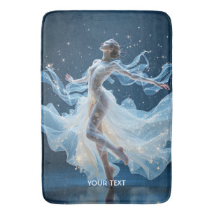 Fantasy Schattige Sterren Dansende Dame Badmat