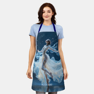 Fantasy Schattige Sterren Dansende Dame Schort