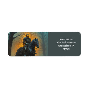 Fantasy Schattige Stranger Horse Night Etiket