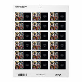 Fantasy Schattige twee japanse dames Etiket (Full Sheet)