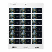 Fantasy Schattige Village Tiny City Etiket (Full Sheet)