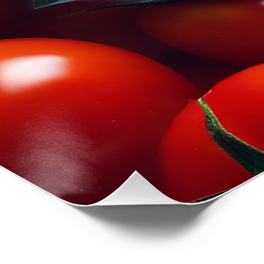 Fantasy Schattige Vivid Tomato Funny Creature Perfect Poster (Hoek)