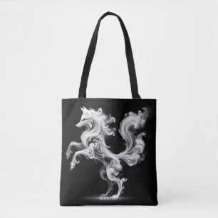 Fantasy Schattige White Smoke Fox Draagtas