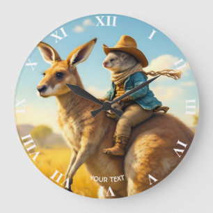 Fantasy Schattige Wombat Kangaroo Koala Grote Klok