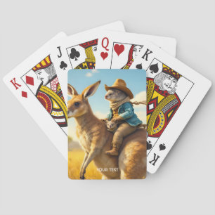 Fantasy Schattige Wombat Kangaroo Koala Pokerkaarten
