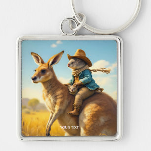 Fantasy Schattige Wombat Kangaroo Koala Sleutelhanger