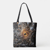 Fantasy Schattigee Abstracte Space Scene Draagtas (Achterkant)