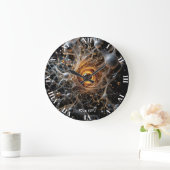 Fantasy Schattigee Abstracte Space Scene Grote Klok (Huis)