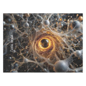 Fantasy Schattigee Abstracte Space Scene Tafelkleed (Voorkant (Horizontaal))