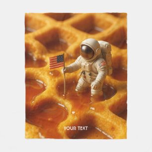 Fantasy Schattigee astronaut op Maple Fleece Deken