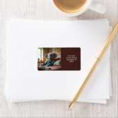 Fantasy Schattigee Baby Elephant Jeans Etiket (Insitu)