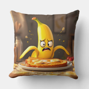 Fantasy Schattigee boter banaan toast Kussen