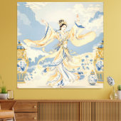 Fantasy Schattigee Chinese Danser Print (Insitu (Woonkamer))