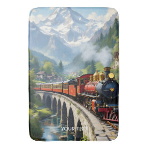 Fantasy Schattigee Crimson Antiek Train Badmat