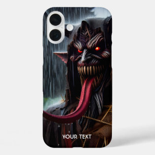 Fantasy Schattigee Demon Red Tongue iPhone 16 Plus Hoesje