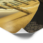 Fantasy Schattigee Deur Windows Man Perfect Poster (Hoek)