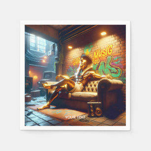 Fantasy Schattigee Egyptische godenmuziek. Servet