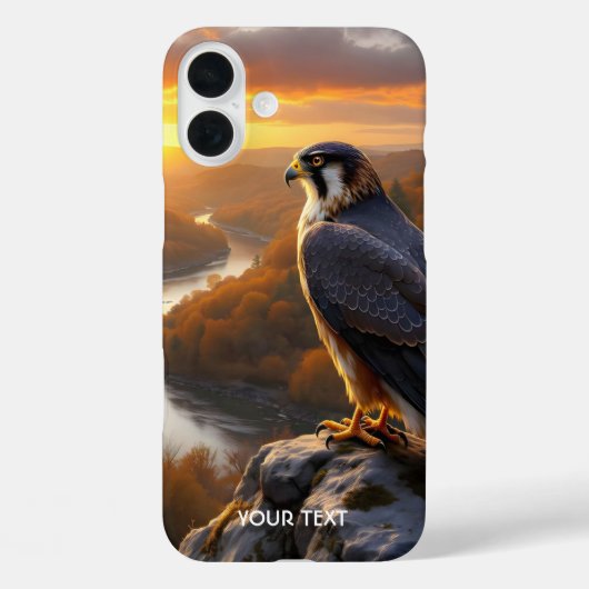 Fantasy Schattigee Falcon Sunset Herfst Case-Mate iPhone Case (Achterkant)