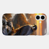 Fantasy Schattigee Falcon Sunset Herfst Case-Mate iPhone Case (Achterkant (horizontaal))