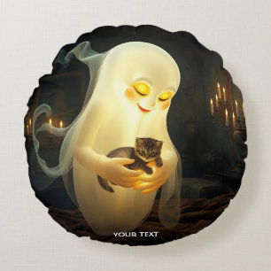 Fantasy Schattigee Ghost Kitten Kaarsen Rond Kussen