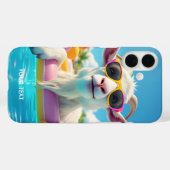 Fantasy Schattigee Goat Float Glasses Case-Mate iPhone Case (Achterkant (horizontaal))