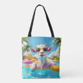 Fantasy Schattigee Goat Float Glasses Draagtas (Achterkant)