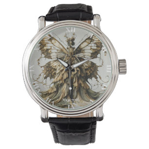 Fantasy Schattigee Gothic Vrouw figuur Horloge