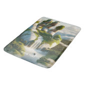 Fantasy Schattigee Hand Forest Clouds Badmat (Gekanteld)