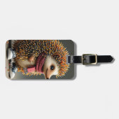 Fantasy Schattigee Hedgehog Sharp Needles Bagagelabel (Voorkant horizontaal)