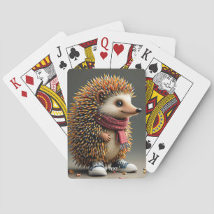 Fantasy Schattigee Hedgehog Sharp Needles Pokerkaarten