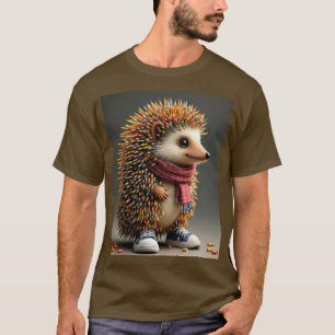 Fantasy Schattigee Hedgehog Sharp Needles T-shirt