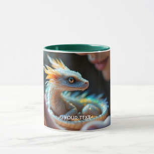 Fantasy Schattigee kleine Baby Dragon Mok