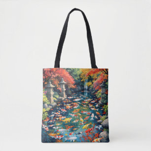 Fantasy Schattigee Koi Visvijver Draagtas