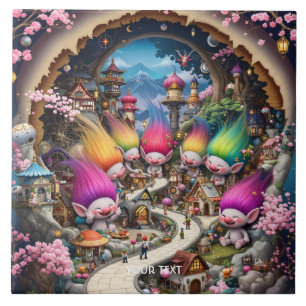 Fantasy Schattigee Mini Troll City Tegeltje