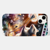 Fantasy Schattigee Muizenbloemenverf Case-Mate iPhone Case (Achterkant (horizontaal))