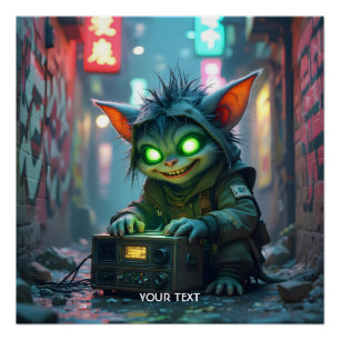 Fantasy Schattigee muziek Joy Street Perfect Poster