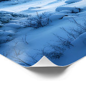 Fantasy Schattigee North Winter Cabin Perfect Poster (Hoek)