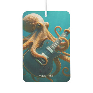 Fantasy Schattigee octopus die gitaar speelt Luchtverfrisser