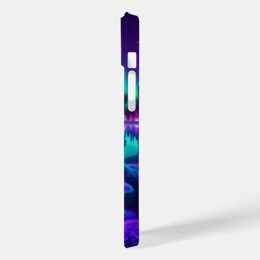 Fantasy Schattigee Paarse groene tinten Case-Mate iPhone Case (Achterkant / Links)