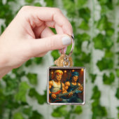 Fantasy Schattigee Pixelized Rock Band Sleutelhanger (Hand)