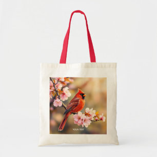 Fantasy Schattigee rode vogelkers Tote Bag