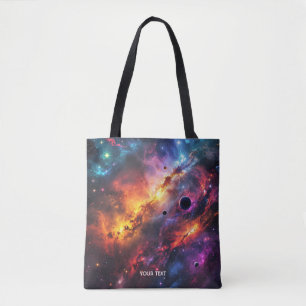 Fantasy Schattigee Space Scenes Collage Draagtas