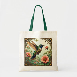 Fantasy Schattigee Steampunk Vogelbloemen Tote Bag