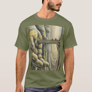 Fantasy Schattigee stenen handbrug T-shirt